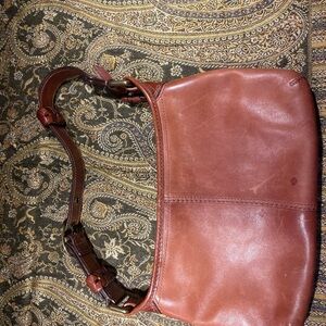2007 Coach Hobo Shoulder Bag Elegant Brown Leather
